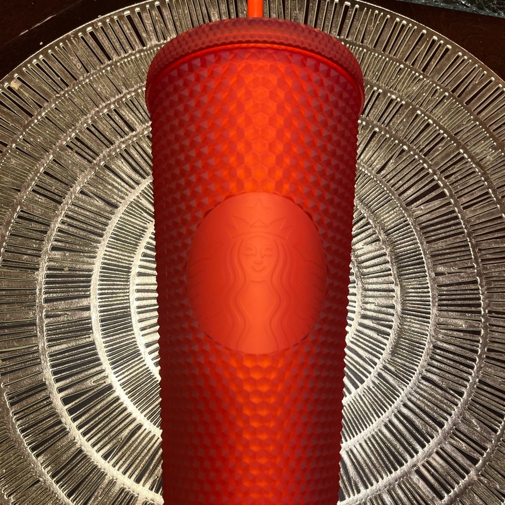 Brand new red studded Starbucks tumbler